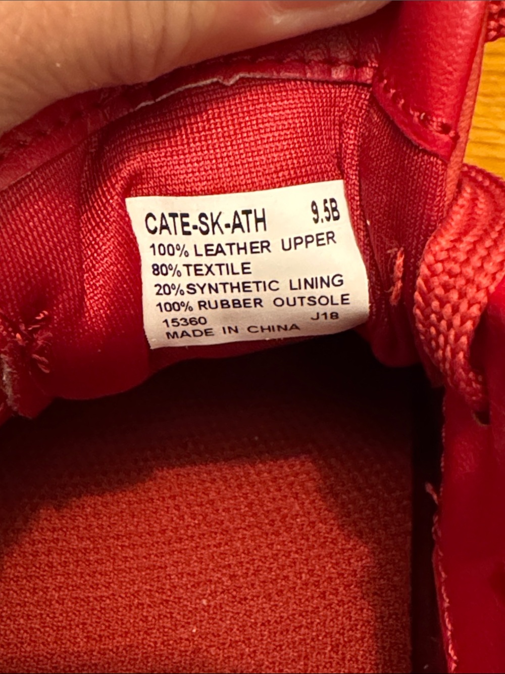 Lauren Ralph Lauren Women's Red Lace-Up Sneakers - Picture 11 of 11